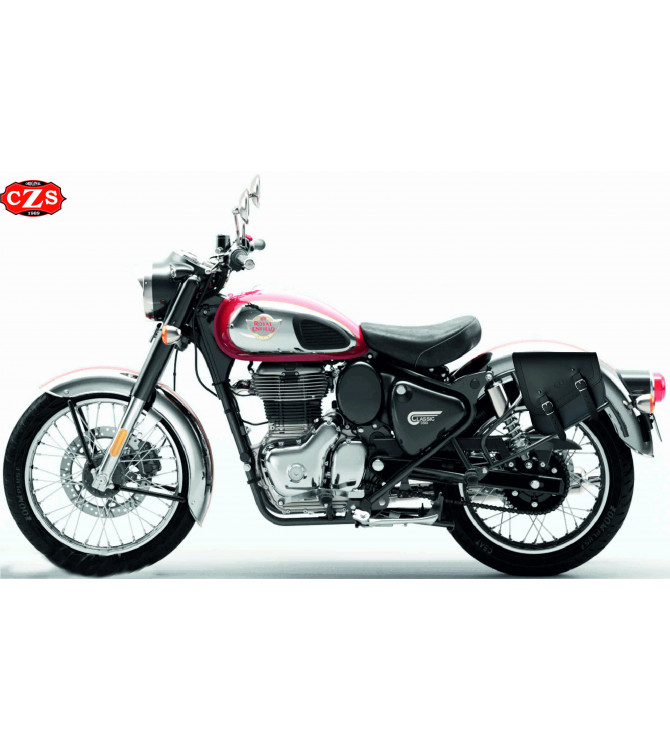 Borsa laterale GADIZ per Royal Enfield Classic 350/500 dal 2021 - Nera