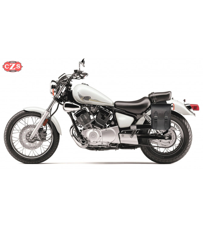 GOBI Set de sacoches pour Yamaha Virago 250 - Noir