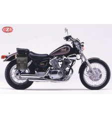 Juego de alforjas GOBI para Yamaha Virago 250 - Negro