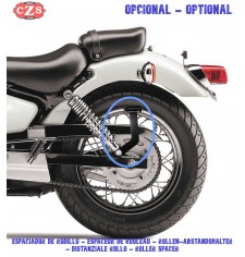 Juego de alforjas GOBI para Yamaha Virago 250 - Negro