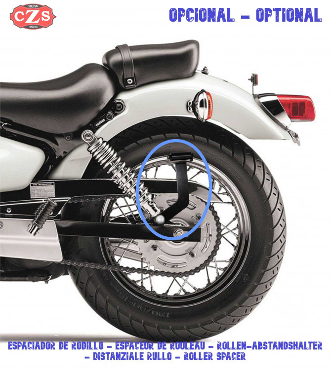 GOBI Set de sacoches pour Yamaha Virago 250 - Noir