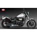 Borsa laterale LEGION per Yamaha XV950 Bolt - XVS 950R Bolt - Marrone cioccolato