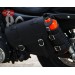 Adjustable bottle holder for Custom and Classic Motorcycles - Black