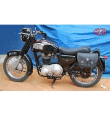 Ensemble de sacoches RIFLE Basic 1C pour motos classiques.