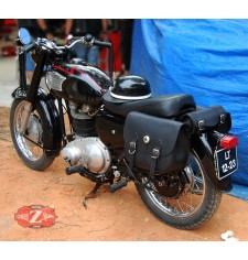 RIFLE Basic 1C Saddlebag Set for Classic motorcycles.