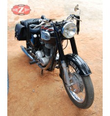 RIFLE Basic 1C Saddlebag Set for Classic motorcycles.