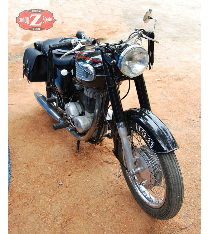 RIFLE Basic 1C Satteltaschenset für klassische Motorräder.