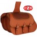 Saddlebags for Suzuki Intruder LC 1500 mod, GRECIO - Light Brown - Croco -