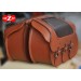 Saddlebags pour Suzuki Volusia mod, GRECIO - Brown - Croco - 