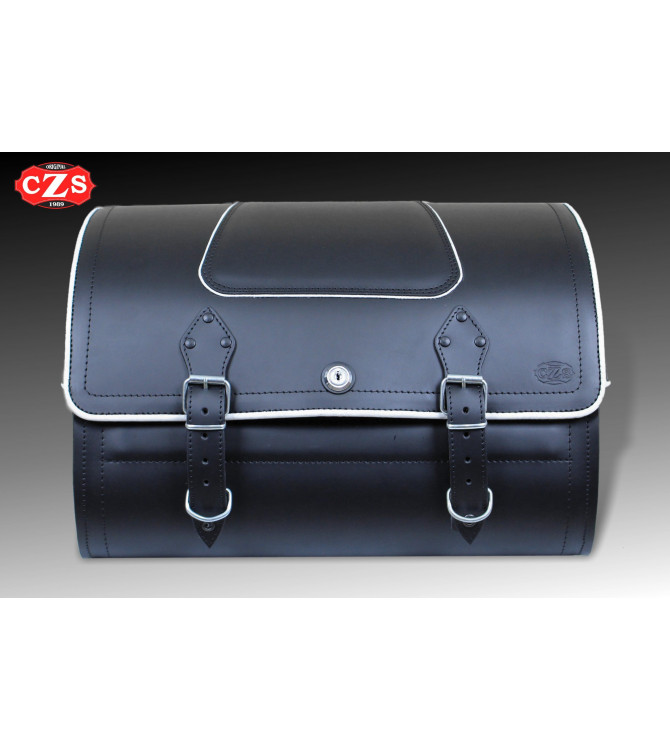 DOSKITAS Perfil Blanco - Baúl para motos Custom-Clásicas-Cafe Racer