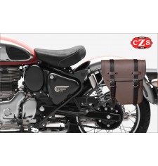 CENTURION Satteltasche für Royal Enfield Classic 350-500 ab 2021 – Spezifisch – Moka