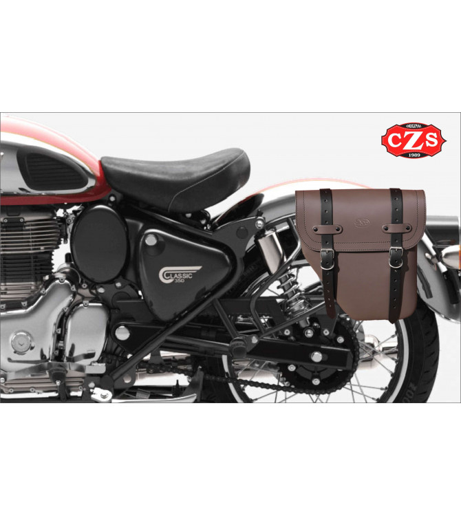 Borsa laterale CENTURION per Royal Enfield Classic 350-500 dal 2021 - Specifica - Moka