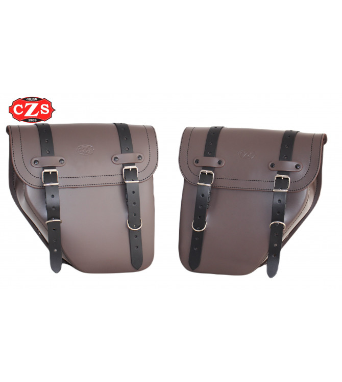 CENTURION Satteltasche für Royal Enfield Classic 350-500 ab 2021 – Spezifisch – Moka