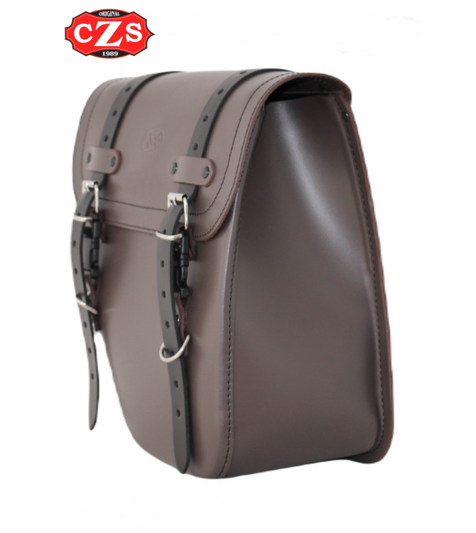 CENTURION Satteltasche für Royal Enfield Classic 350-500 ab 2021 – Spezifisch – Moka