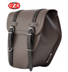 CENTURION Satteltasche für Royal Enfield Classic 350-500 ab 2021 – Spezifisch – Moka