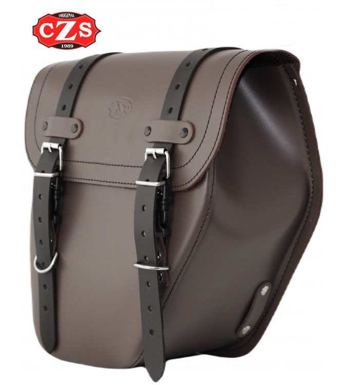 CENTURION Satteltasche für Royal Enfield Classic 350-500 ab 2021 – Spezifisch – Moka