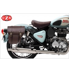 CENTURION Satteltasche für Royal Enfield Classic 350-500 ab 2021 – Spezifisch – Moka