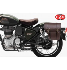 CENTURION Satteltasche für Royal Enfield Classic 350-500 ab 2021 – Spezifisch – Moka