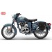 ADRIANO Satteltasche für Royal Enfield Classic 350/500 bis 2021 – spezifisch – Schwarz