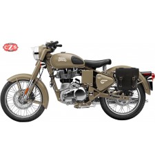 Borsa laterale ADRIANO per Royal Enfield Classic 350/500 Fino al 2021 - specifica - Nera