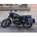 ADRIANO Satteltasche für Royal Enfield Classic 350/500 bis 2021 – spezifisch – Schwarz