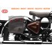 Alforja ADRIANO para Royal Enfield Classic 350/500 Hasta 2021 - específica - Negro