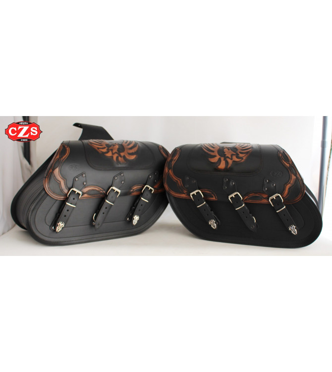 Rigid saddlebags mod, SUPER STAR TEX Eagle Wings - UNIVERSAL