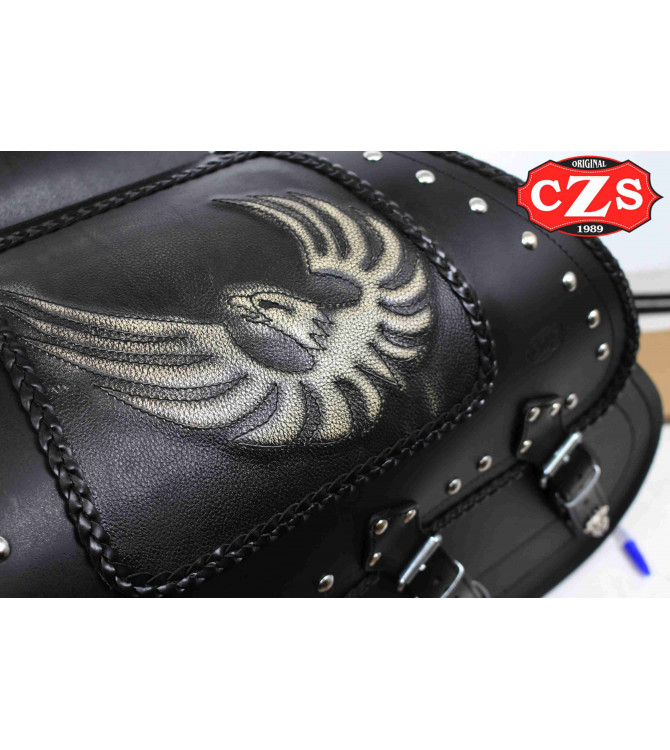 Rigid Saddlebags mod, SUPER STAR Classic - Eagle - Braided UNIVERSAL