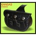 Classic KANSAS Leather Saddlebag Set