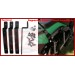 Borse laterali rigide per Fat Boy Softail Harley Davidson mod, VENDETTA - Grande Capo - Marrone Chiaro