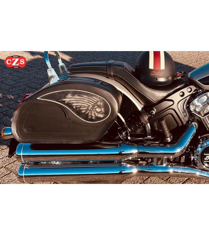 Starr Satteltaschen für Indian® Scout® Sixty mod, VENDETTA - Big boss -