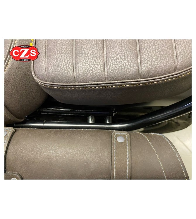 Sacoche BANDO pour Guzzi V9 Bobber - V9 Roamer avec trou pour amortisseur - Old Rat