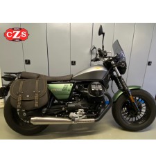 BANDO Satteltasche für Guzzi V9 Bobber – V9 Roamer mit Stoßdämpferloch – Old Rat