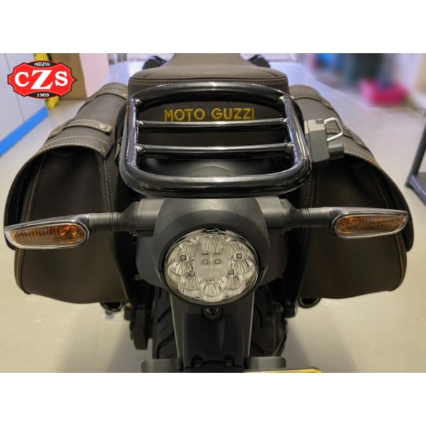 Paraserbatoio per MOTO GUZZI V9 Roamer, effetto nido d'ape - ItalPads®