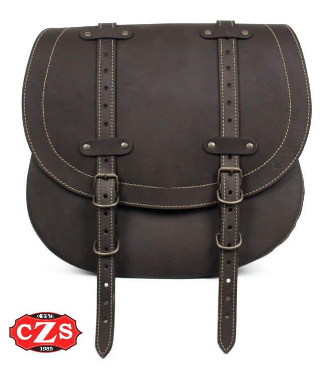 Bisaccia BANDO per Guzzi V9 Bobber - V9 Roamer con Foro Ammortizzatore - Old Rat