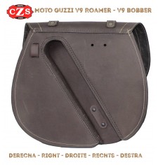 BANDO Satteltasche für Guzzi V9 Bobber – V9 Roamer mit Stoßdämpferloch – Old Rat