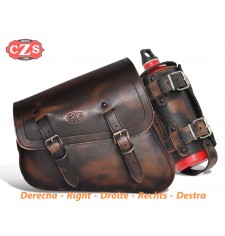 Satteltaschen zum Kippen für Sportster Harley Davidson mod, LEGION - Vintage