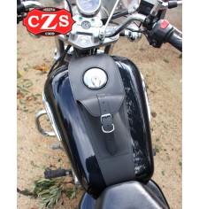 Panel depósito con bolsillo para Suzuki Intruder 250 - Específico - Tank Bib - Cubre deposito - Tira del Tanque - 