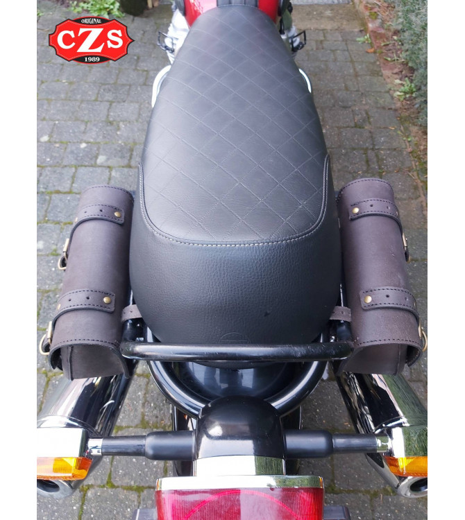 Saddlebag for Royal Enfield Classic from 2021 CALYSTO Old Rat Skull