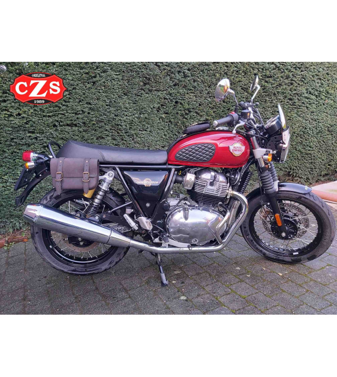 Saddlebag for Royal Enfield Classic from 2021 CALYSTO Old Rat Skull