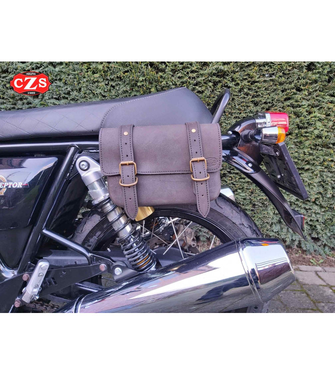 Sacoche pour Royal Enfield Classic de 2021 CALYSTO Old Rat Skull