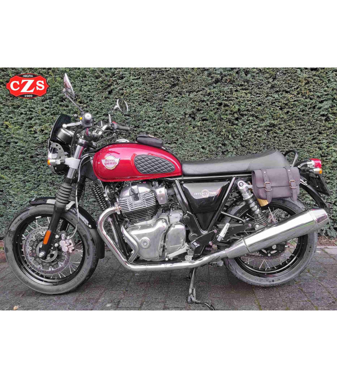 Saddlebag for Royal Enfield Classic from 2021 CALYSTO Old Rat Skull