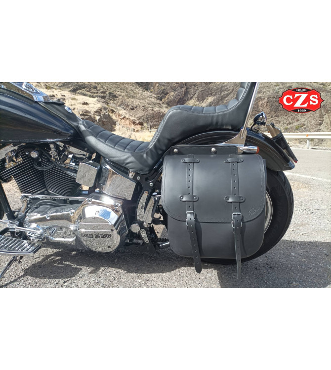 Bisaccia laterale per Softail Slim Harley Davidson mod, TRAJANO di base