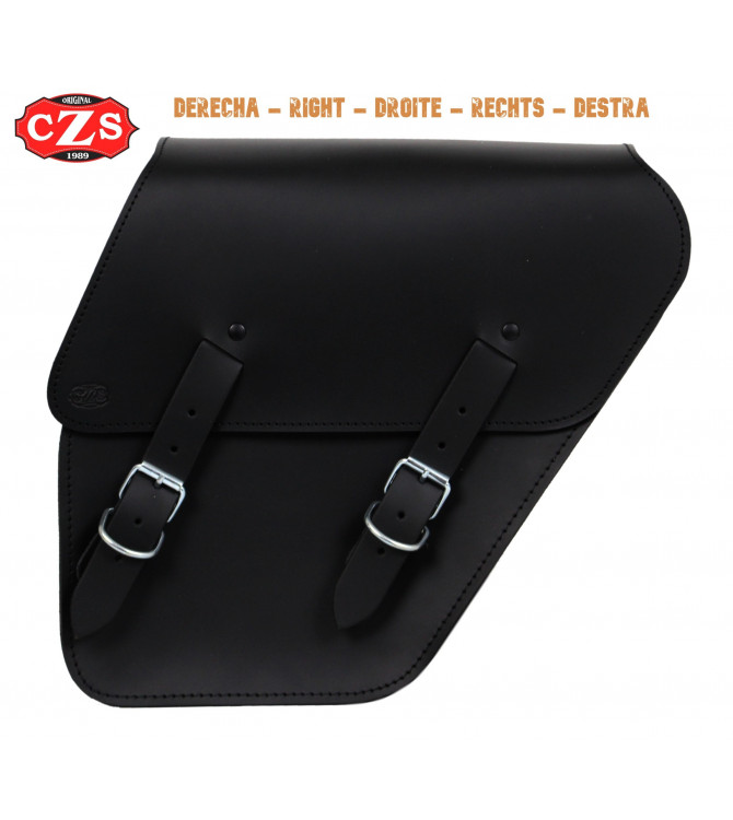 TITAN Universal saddlebag for Custom - Classic - Cafe Racer - Scrambler - Bobber motorcycles