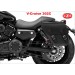 Alforja de cuero TITAN Universal para motos Custom - Clásicas - Cafe Racer - Scrambler - Bobber