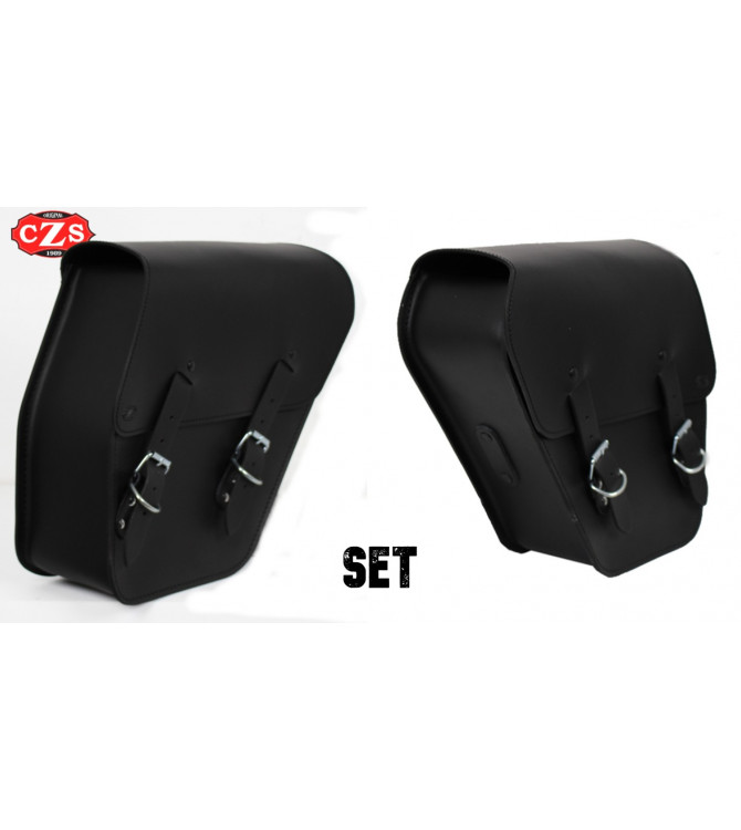 TITAN Universal saddlebag for Custom - Classic - Cafe Racer - Scrambler - Bobber motorcycles