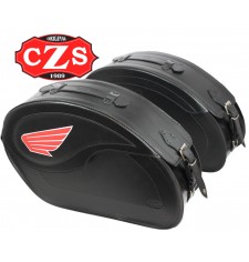 Rigid Saddlebags for Honda Rebel 500 mod, VENDETTA - Honda Wings - 