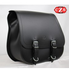 Satteltasche für Dyna Harley Davidson mod, BANDO Basis - Hohl für Stoßdämpfer - LINKS