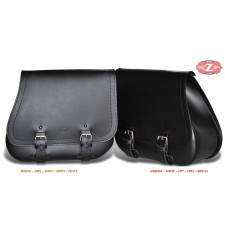 Bisaccia per Dyna Harley Davidson mod, BANDO di base - Foro per ammortizzatore - SINISTRO