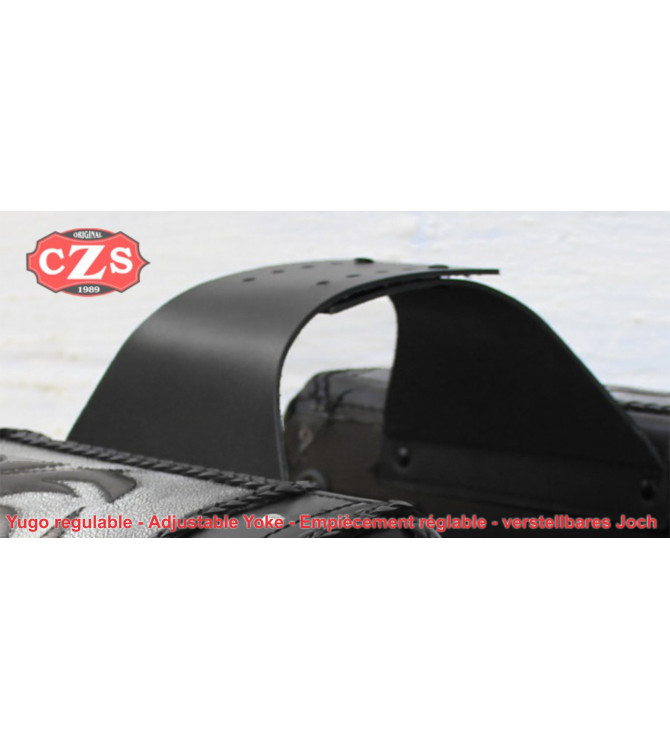 MULACEN Basic Universal Leder-Satteltaschen – Schwarz